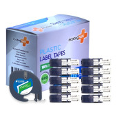 Dymo Letratag Etiket Yazcı ve 10 Adet EcotagPlus Şerit Etiket 12 mm x 4 mt Plastik Yeşil - 4