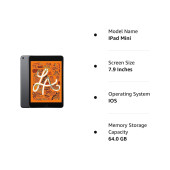 Apple iPad Mini 5 64GB 7.9" Wi-Fi + Cellular Retina Tablet - Space Grey MUX52TU/A / Yenilenmiş - 3