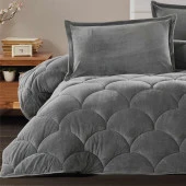 Çift Kişilik Welsoft Yorgan Fluffy V2 Antrasit - 3
