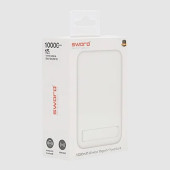 Sword SW-MGSF10 10000mah Kablosuz Manyetik Powerbank Beyaz - 1
