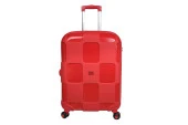 Bagacar IV2 Sert Silikon Kırılmaz Büyük Boy Valiz Kırmızı thumbnail 1