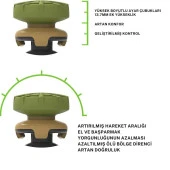 Cosmostech Kontrolfreek FPSFREEK SNIPR PS5/PS4 Uyumlu Analog Başlık Thumbsticks - Performans Yükseltici ve Koruyucu thumbnail 3