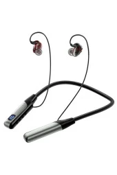 Uzun Ömürlü Spor Boyun Bandı Kulaklıklar Kablosuz Bluetooth 5.3 LED Ekran HIFI - 2