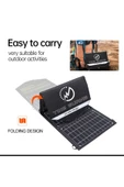 Kamp güneş panelli 21 W solar katlanabilir güneş enerjisi şarj cihazı - 1