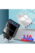 Telefon Tablet Şarz Cihazı 4 Usb Girişli Hızlı Kalıteli thumbnail 5