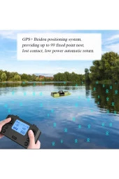 Sazan Yemleme(TEKNE VE BOTU) Gps Özelli?kli? (100 NOKTA KONUM) 500 Metre Uzaklık Menzilli - 5