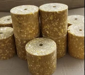 Sazan Yemleme( Balık Yemi )delikli Silindir Mısır Küspesi Ortalama 100 gr 20 Adet - 5