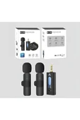 Yaka Mikrofonu Bluetooth Kablosuz (TEK) Başlıklı (MİNİ) Mic Ses Alıcısı Kayıt - 2