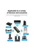 Yaka Mikrofonu Bluetooth Kablosuz (TEK) Başlıklı (MİNİ) Mic Ses Alıcısı Kayıt - 4