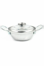 Alüminyum Kulplu Kapaklı 34cm Kızartma Haşlama Tenceresi thumbnail 1