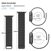 Cda Store Apple Watc 38-40-41 mm Uyumlu Çift renk Metal Mıknatıslı Kordon - 3