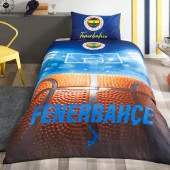 Taç Lisanslı Fenerbahçe Basketbol Nevresim Takımı Çok Renkli Tek Kişilik thumbnail 2