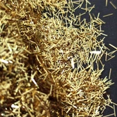 GLİTTER EPOKSİ REÇİNE SANATSAL EL İŞİ KIRPIK GÖRÜNÜMLÜ GLİTTER NAİL ART MAKYAJ SİM ALTIN RENK 250 GR thumbnail 2