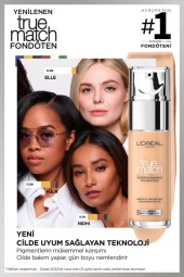 L'Oreal Paris True Match Bakım Yapan Fondöten 1N IVORY - 8