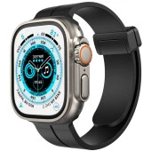 Cda Store Apple Watc 38-40-41 mm Uyumlu Stylısh Mıknatıslı Silikon Kordon - 1