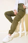 Bel Lastikli Kargo Pantolon Haki thumbnail 1