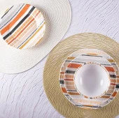 Tulu Porselen Liana Db3025 24 Parça Yemek Takımı - 1