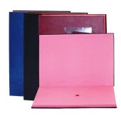 Önder İmza Dosyası ( Defteri ) Cilt Bezli 12 Li Lacivert Kapaklı Imza Dosyası - 1