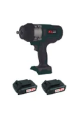 KLSS18BHX-20 18V/2.0Ah. 800Nm Kömürsüz Çift Akülü Şarjlı Somun Sıkma/Sökme Makinesi thumbnail 1