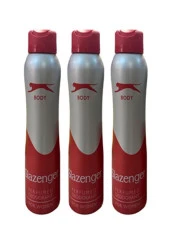 Slazenger Kırmızı Kadın Sprey Deodorant 3 x 150 ML - 1