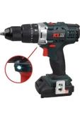 Kl Pro Akülü Darbeli Matkap 18volt/2.0ah Li-ion Çift Akülü Kldm18-20 - 3