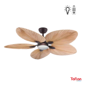 Kaşkar-Taflan T52045 Kahverengi Uz. Kum. Lambalı Tavan Vantilatörü - 1