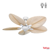 Kaşkar-Taflan T52045 Beyaz Uz. Kum. Lambalı Tavan Vantilatörü - 1