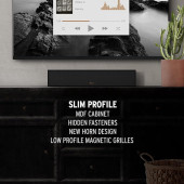 Klipsch R-30C Merkez Hoparlörü - Referans Serisi, 3.5 inç TCP Woofer0, 1 inç Alüminyum LTS Tweeter, - 7