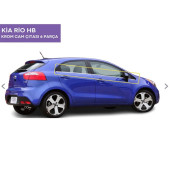 Kia Rio Hb Uyumlu Kasa Krom Cam Çıtası 6 Parça ( 2011-2017  )Paslanmaz Çelik - 5