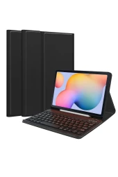 Qpen Samsung Galaxy X200 Tab A8 Uyumlu 10.5 inç Klavyeli Tablet Kılıf thumbnail 1