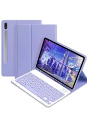 Qpen Samsung Galaxy X200 Tab A8 Uyumlu 10.5 inç Klavyeli Tablet Kılıf thumbnail 12