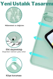 Qpen iPad 10.2 inç (9.nesil) Uyumlu Klavyeli Tablet Kılıfı thumbnail 5