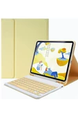 Qpen iPad Pro 2022 12.9 inç  Uyumlu Klavyeli Tablet Kılıf thumbnail 11