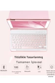 Qpen iPad Pro 2022 12.9 inç  Uyumlu Klavyeli Tablet Kılıf thumbnail 8