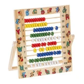 Bu-Bu Mishap (Abaküs) Ahşap Desenli 24.2x21.5 CM BUBU-AA0004 - 1