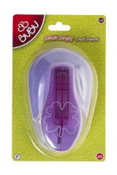 Bu-Bu Şekilli Eva Ve Kağıt Delgeç Yonca 3 Xxl BUBU-DE0014 - 1