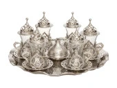 Gruplar 6'lı Çay Seti Beyaz - 1