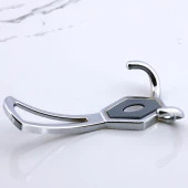 Mali Askı Dolap Askılık Askılığı Banyo Mutfak Askısı Duvar Kapı Arkası Elbise Kıyafet Vestiyer Krom - 7