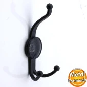 Boncuk Askı Dolap Askılık Askılığı Banyo Mutfak Askısı Duvar Kapı Elbise Kıyafet Vestiyer Siyah thumbnail 1