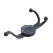 Boncuk Askı Dolap Askılık Askılığı Banyo Mutfak Askısı Duvar Kapı Elbise Kıyafet Vestiyer Siyah thumbnail 7