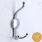 Boncuk Askı Dolap Askılık Askılığı Duvar Kapı Elbise Kıyafet Vestiyer Banyo Mutfak Askısı Krom thumbnail 1