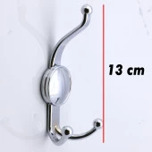 Boncuk Askı Dolap Askılık Askılığı Duvar Kapı Elbise Kıyafet Vestiyer Banyo Mutfak Askısı Krom thumbnail 2