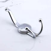 Boncuk Askı Dolap Askılık Askılığı Duvar Kapı Elbise Kıyafet Vestiyer Banyo Mutfak Askısı Krom thumbnail 6