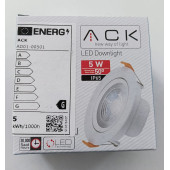 ACK 5W SIVA ALTI LED PANEL - 5