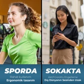 HZL ECHO Kulak içi Surround IPX7 Extra Bass Üstün Mikrofonlu TWS Apple / Android Bluetooth Kulaklık thumbnail 5