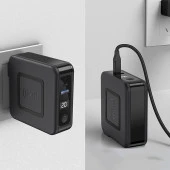 HZL Priz Başlıklı 10,000 mAh Kablosuz Şarj Destekli Powerbank Adaptor - 6