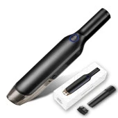 80W Portatif Yıkanabilir Filtreli 30dk Çalışma Islak Kuru Çekebilen Ev Ofis Uyumlu Araç Ev Süpürge - 1