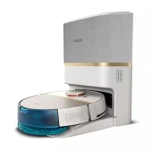 PHILIPS XU7100/02 ÇÖP İSTASYONLU AKILLI ROBOT SÜPÜRGE - BEYAZ - 1