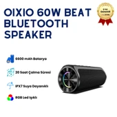 HZL BEAT 60W Su Geçirmez ipx7 Bluetooth AUX Sd Card Usb Yüksek Ses Kaliteli Hoparlör RGB Speaker thumbnail 1