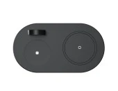 3-1 Arada 20W Hızlı Şarj Kablosuz Wireless LED Işıklı Iphone Apple Watch Airpods Şarj Stand Şarj Aleti thumbnail 3